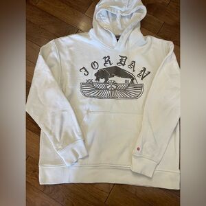 White Jordan hoodie